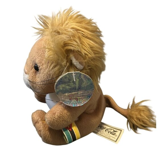 Vintage Coca-Cola International Bean Bag Plush Set - Barris Bear Masa Lion Ramel - Picture 4 of 6